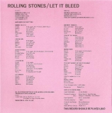 Rolling Stones (The) - Let It Bleed, Inner Sleeve